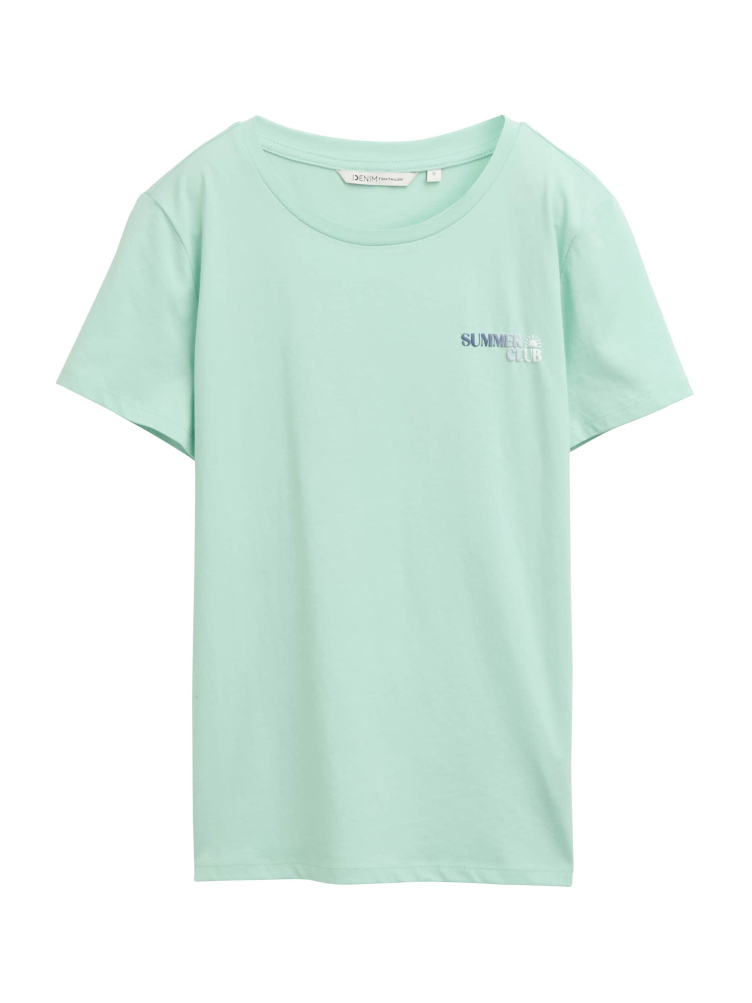 TOM TAILOR DENIM Μπλουζάκι σε πράσινο: μπροστά