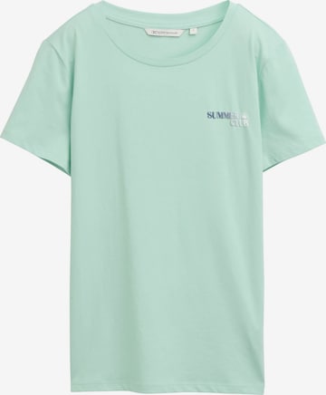 TOM TAILOR DENIM Shirt in Green: front