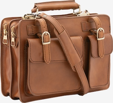 Borsa a mano di Viola Castellani in marrone: frontale