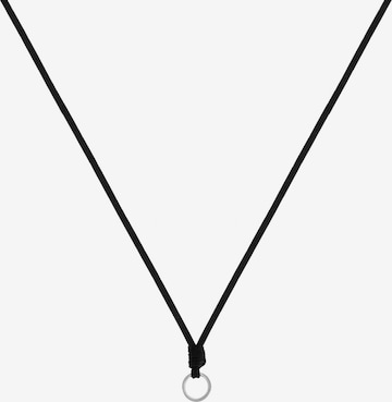 ELLI Necklace 'Kreis' in Black: front