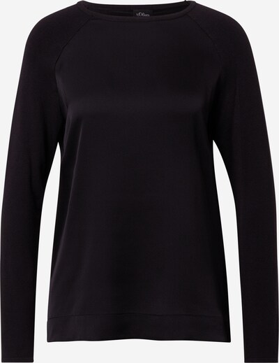 s.Oliver BLACK LABEL Pullover in schwarz, Produktansicht