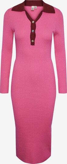 Y.A.S Kleid 'Minna' in hellpink / burgunder, Produktansicht