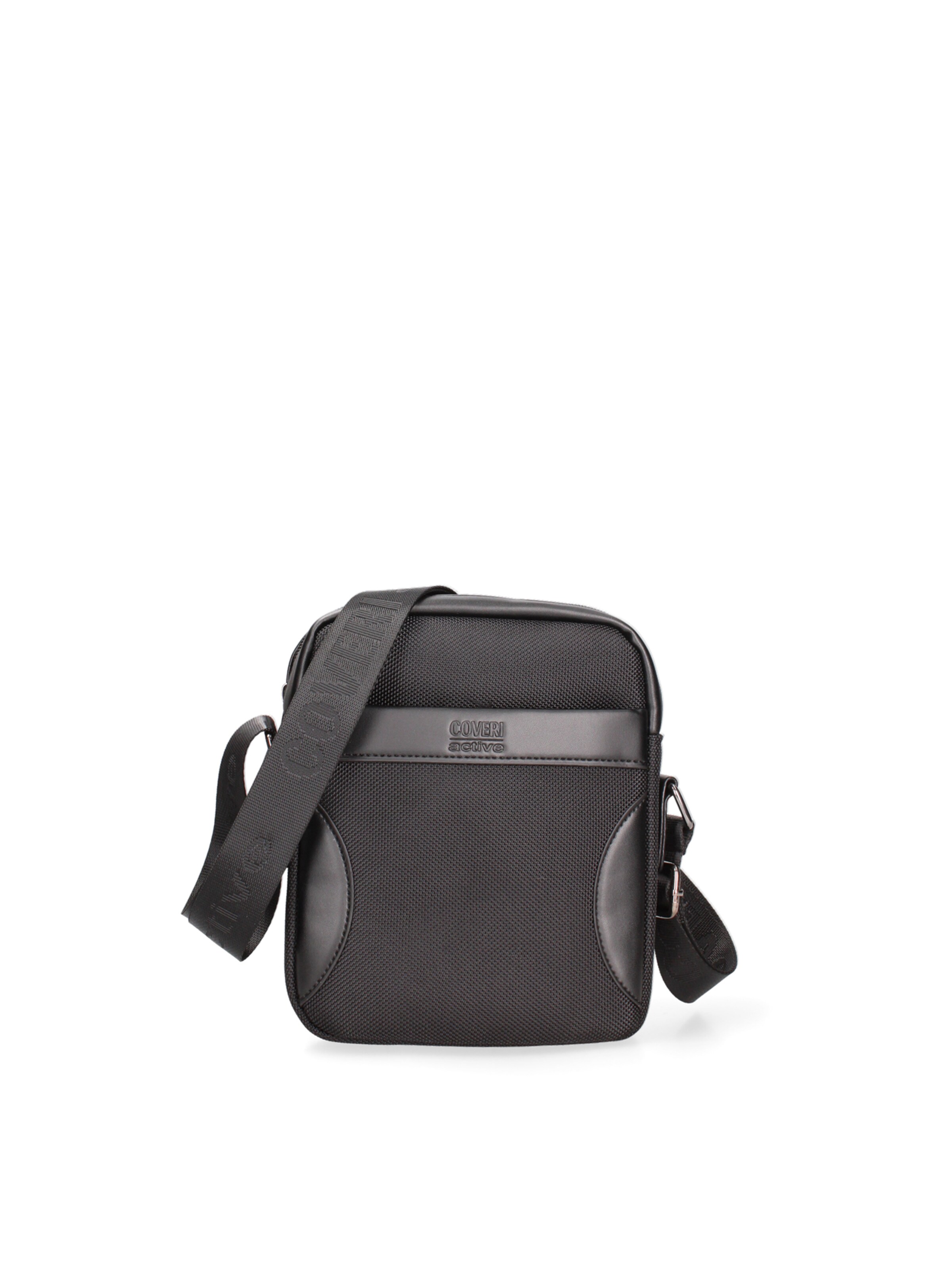 Borsa a tracolla di Coveri Collection in nero: frontale