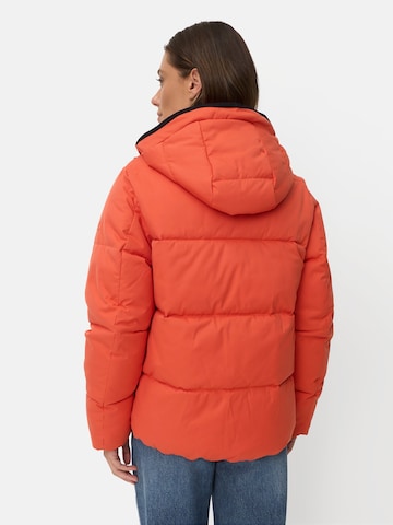 CAMEL ACTIVE Gefütterte Jacke mit reflektierenden Details in Orange