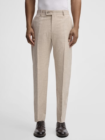 Regular Pantalon chino 'Maury' STRELLSON en beige : devant