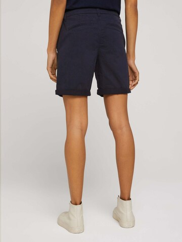 TOM TAILOR Regular Shorts in Blau