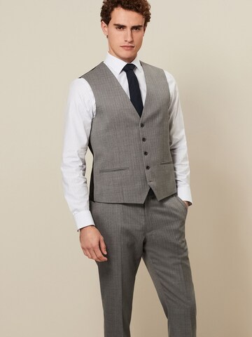 Next Suit vest in Grey: front
