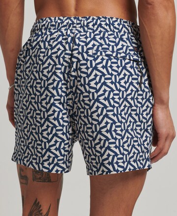 Superdry Zwemshorts in Blauw