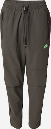 Nike Sportswear Hlače veličine 29-30 u limeta / tamno zelena, Pregled proizvoda