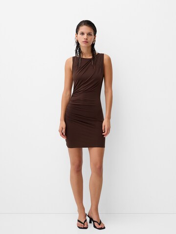 Bershka Dress in Brown