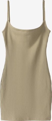 Bershka Zomerjurk in Beige: voorkant