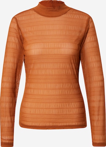 OBJECT Тениска 'Chloe' в оранжево: отпред
