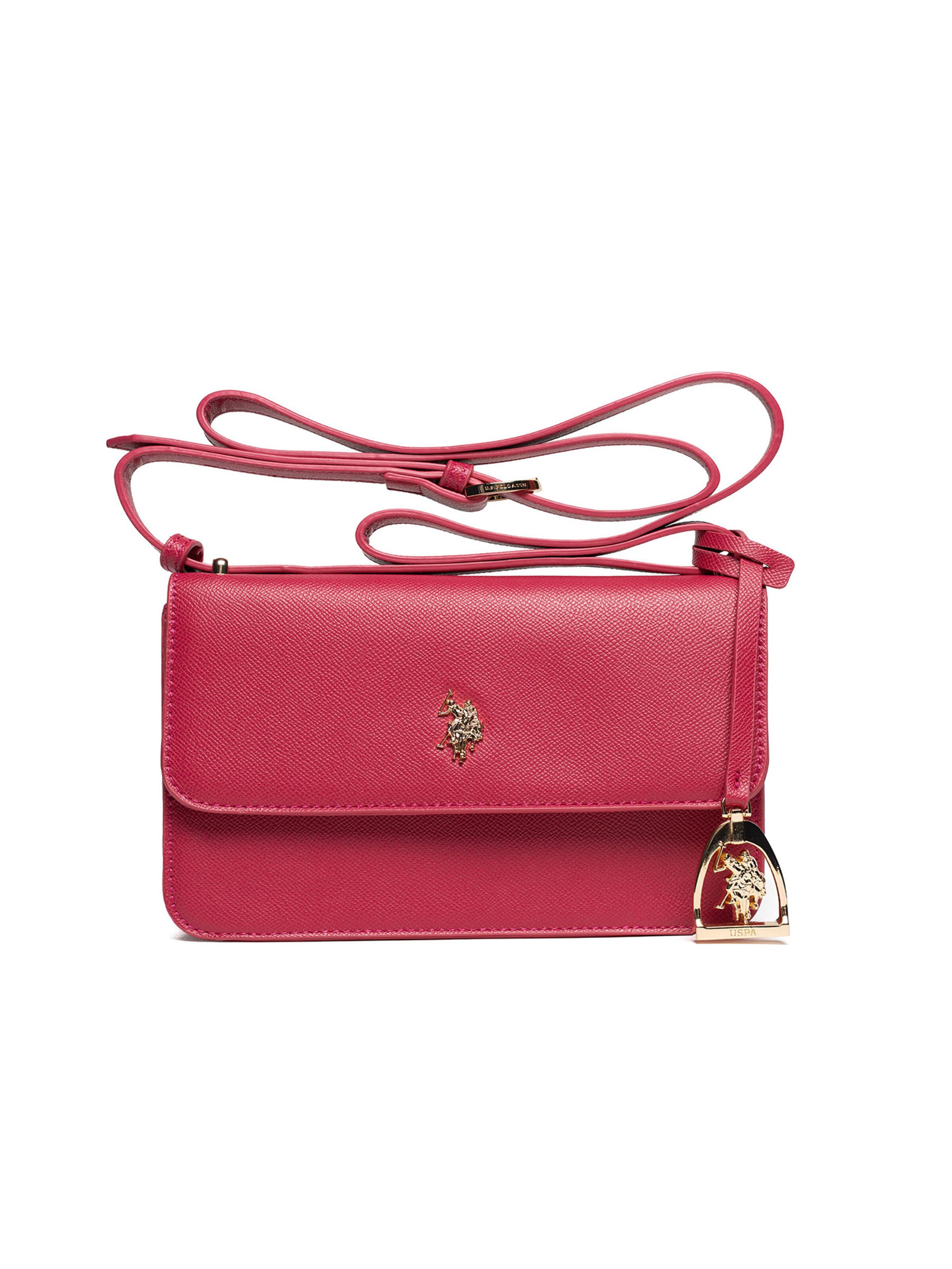 Borsa a spalla in One Size U.S. POLO ASSN. di colore fucsia, Visualizzazione prodotti