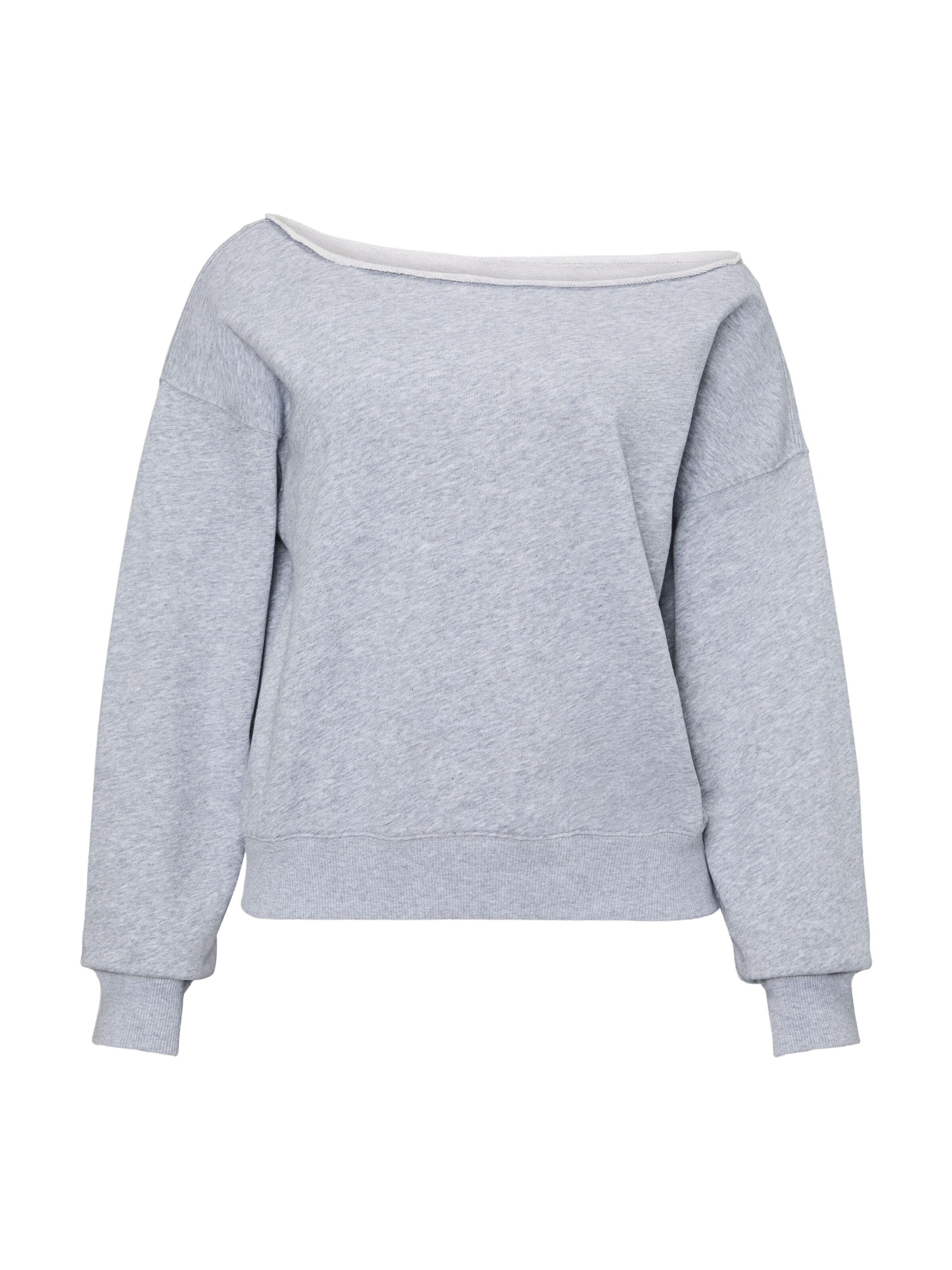 Fabletics Trui 'Year Round Terry' in Grijs: voorkant