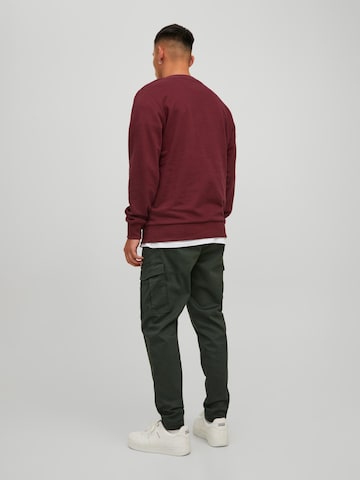 JACK & JONES Sweatshirt 'Xilo' in Rot