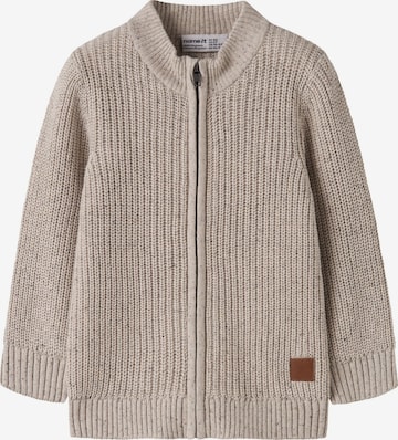 NAME IT Gebreid vest in Wit: voorkant