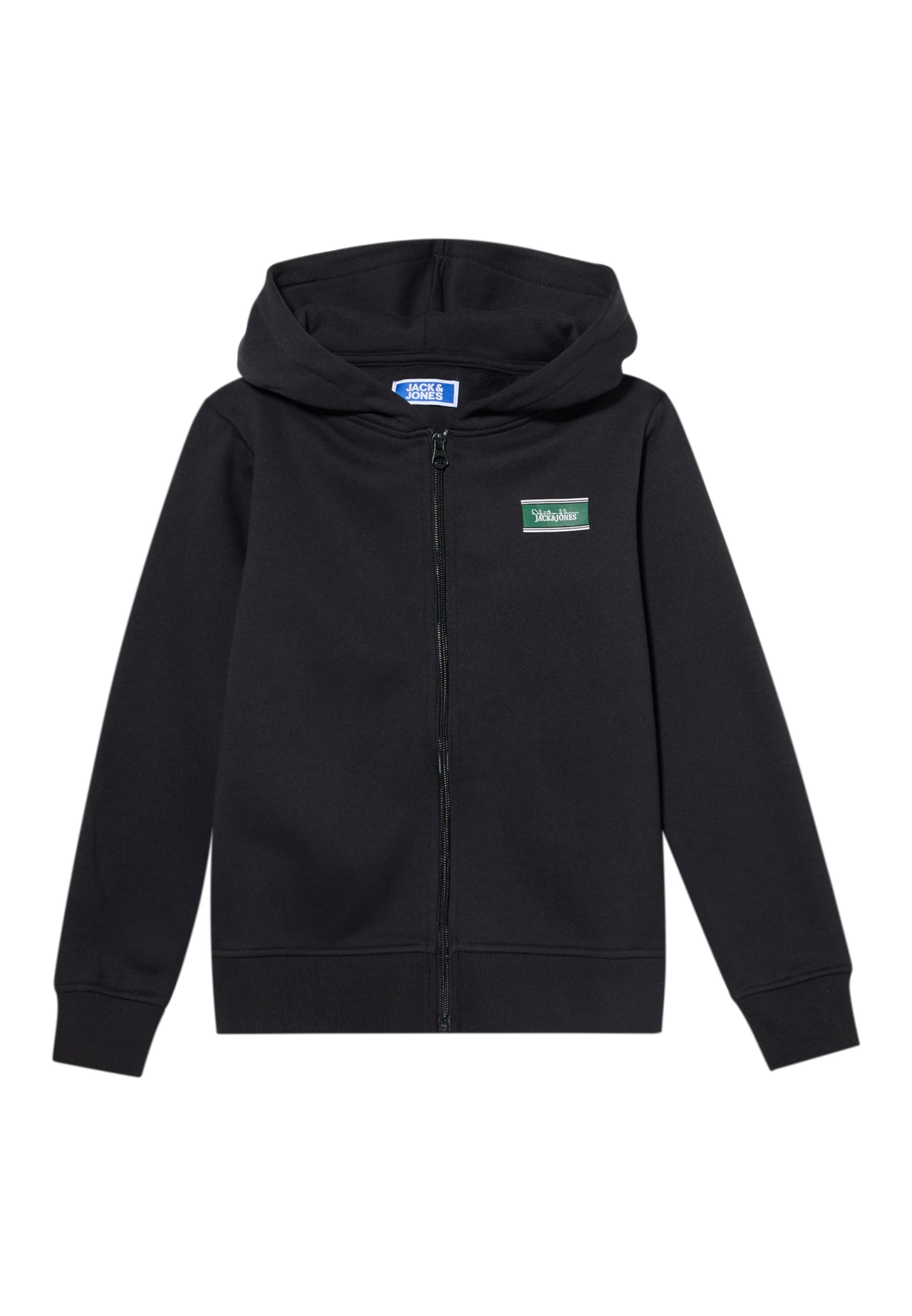 Jack & Jones Junior Mikina 'JJBUSTER' – černá: přední strana