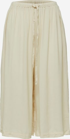 Selected Femme Petite Pants 'Tessi' in Beige: front