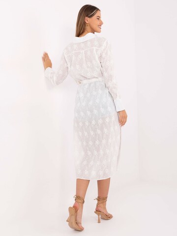 Madnezz House Blusenkleid in Weiß