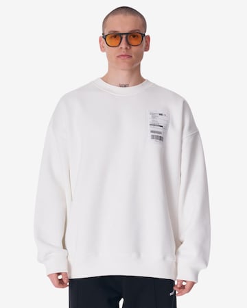 Sweat-shirt MARTIN VALEN en blanc : devant