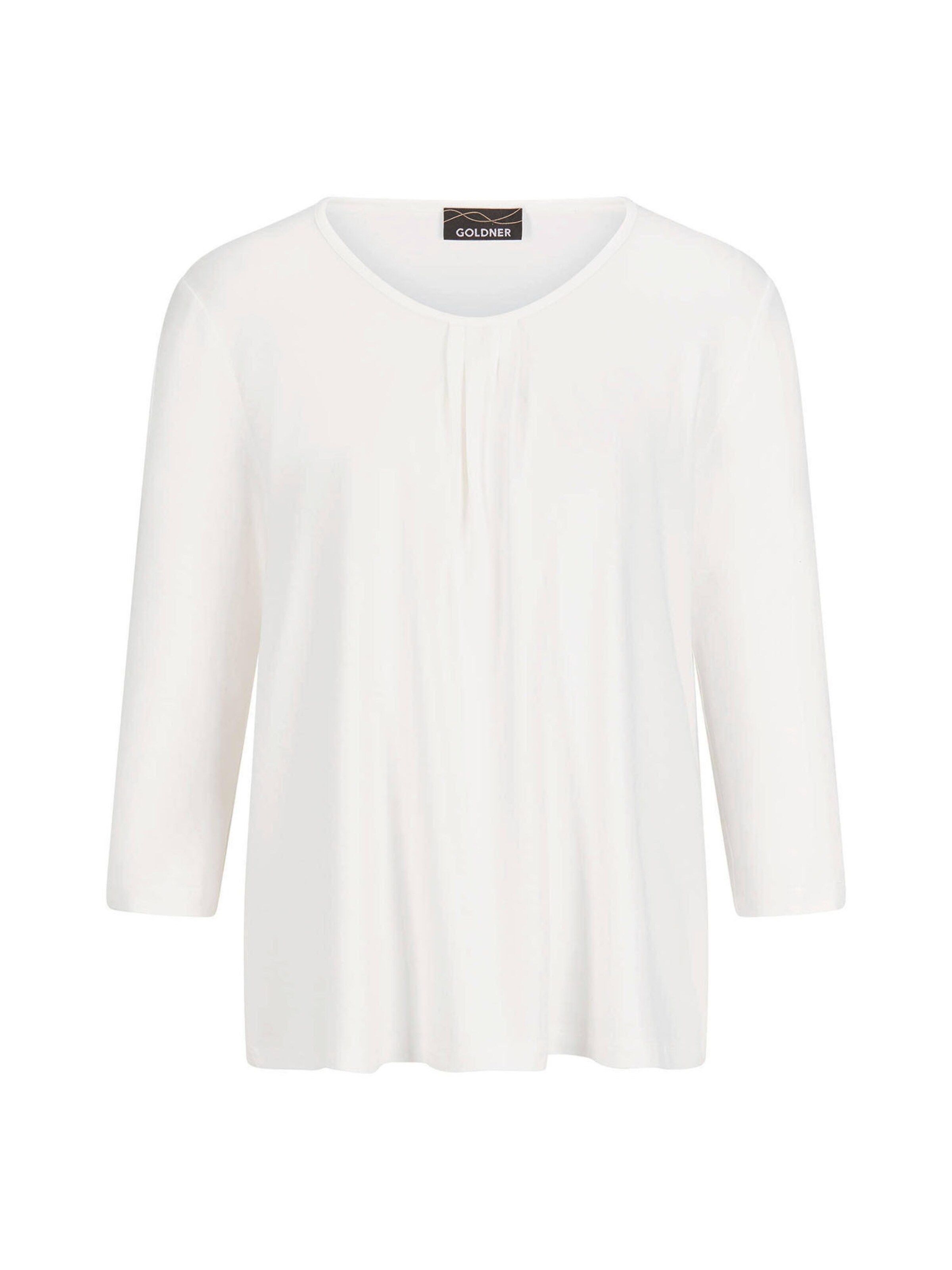 T-shirt Goldner en blanc : devant