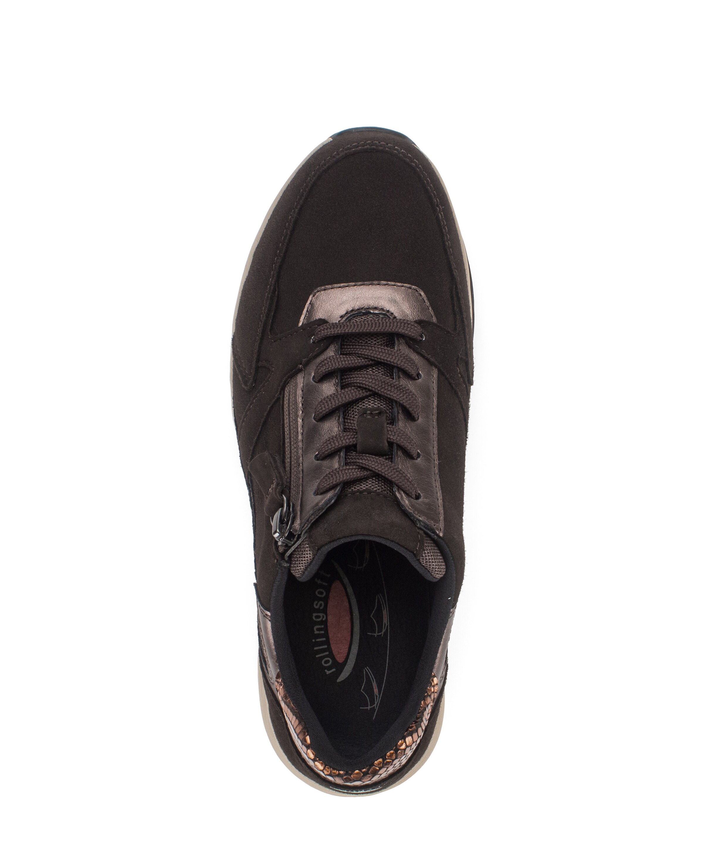 GABOR Sneaker 'Rollingsoft' in Braun