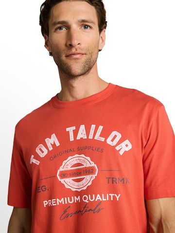 TOM TAILOR Shirt in Red