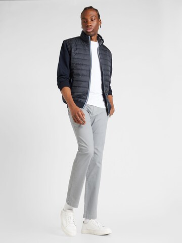 bugatti Slim fit Chino trousers in Grey