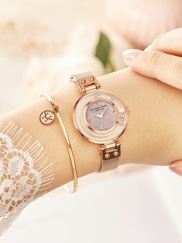 Victoria Hyde Analog Watch 'Spark' in Gold: front