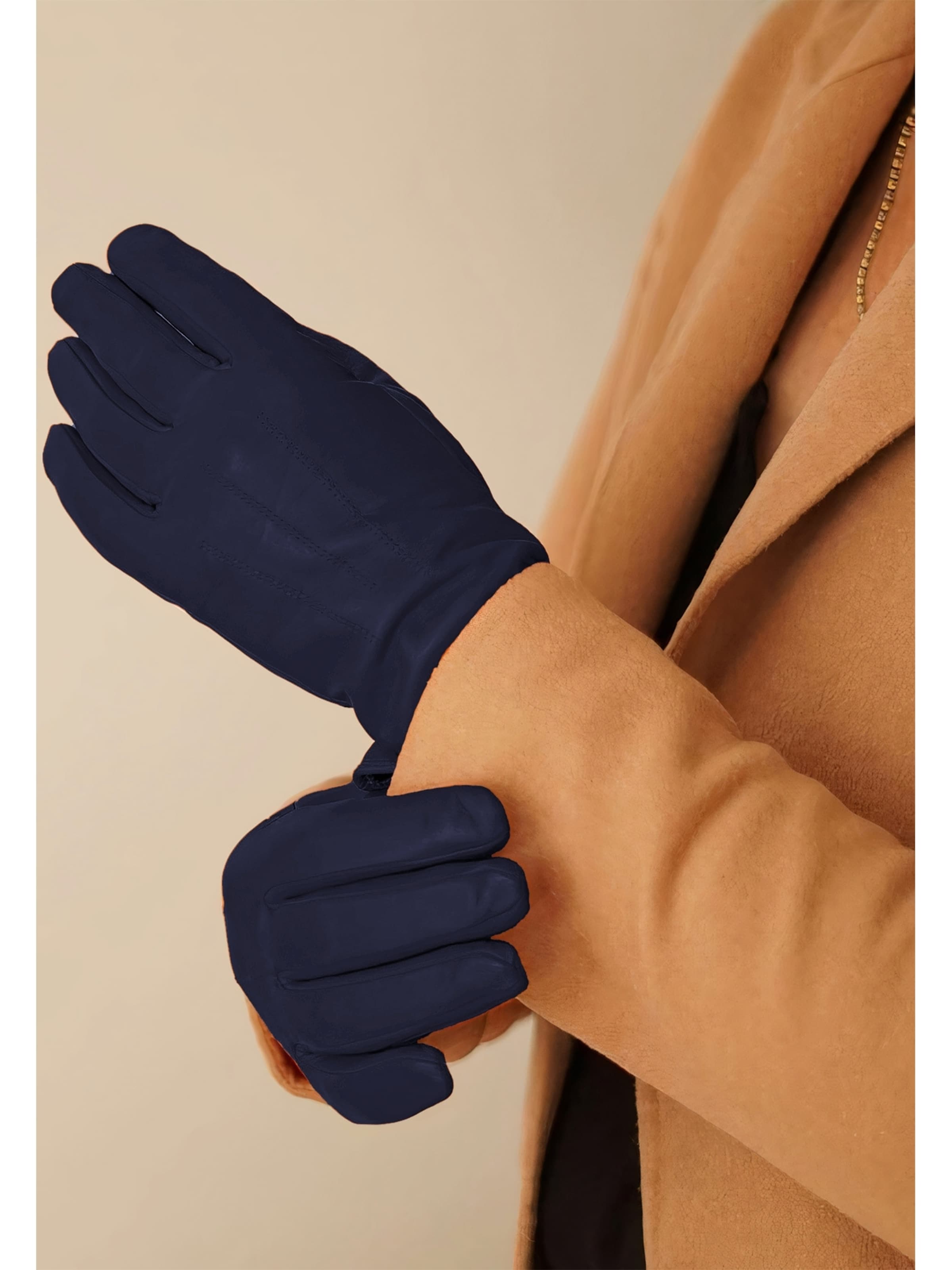 KESSLER Full Finger Gloves 'CARLA' in Blue