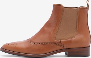 LOTTUSSE Chelsea boots 'Deia' in Bruin: voorkant