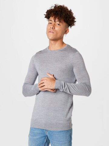 Kronstadt Sweater 'Johs' in Grey: front