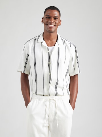 Only & Sons Comfort Fit Риза 'ONSSTEPAN' в бяло: отпред