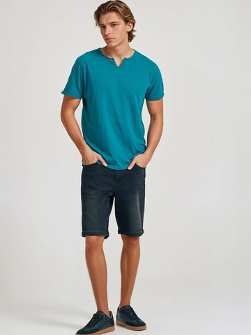 T-Shirt Funky Buddha en bleu