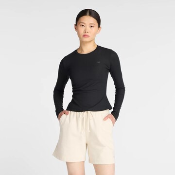 new balance Shirt in Zwart: voorkant