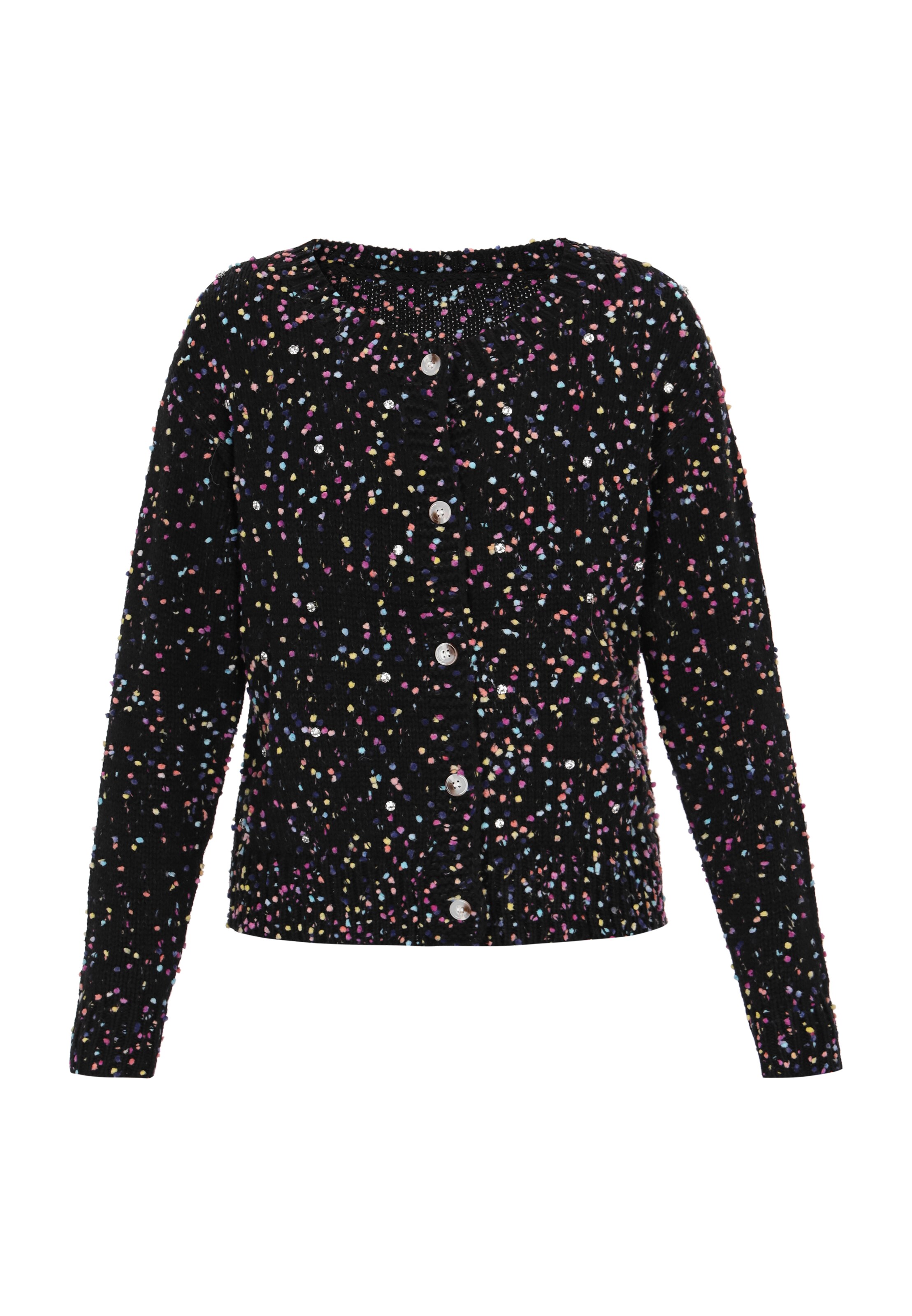 ebeeza - Cárdigan en negro: frente