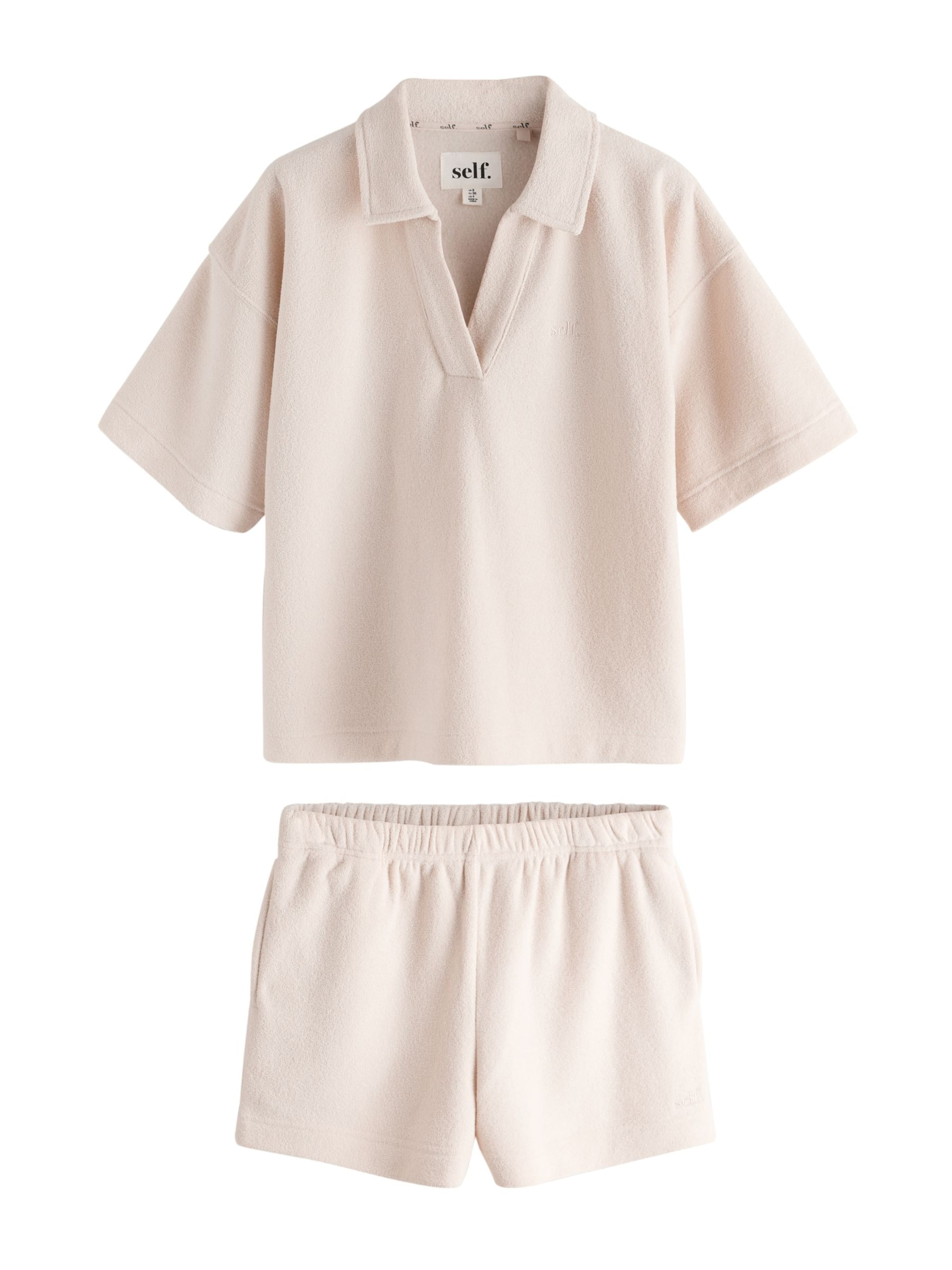 self. Loungewear in Beige: front