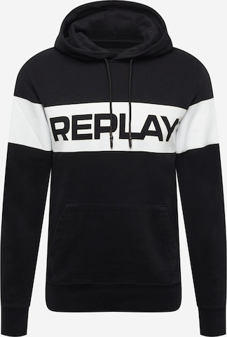 REPLAY Sweatshirt in Schwarz: predná strana