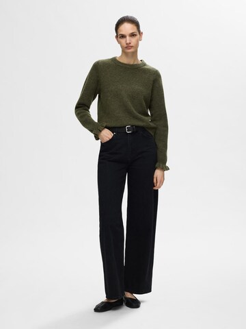 SELECTED FEMME Sweater 'LULU' in Green
