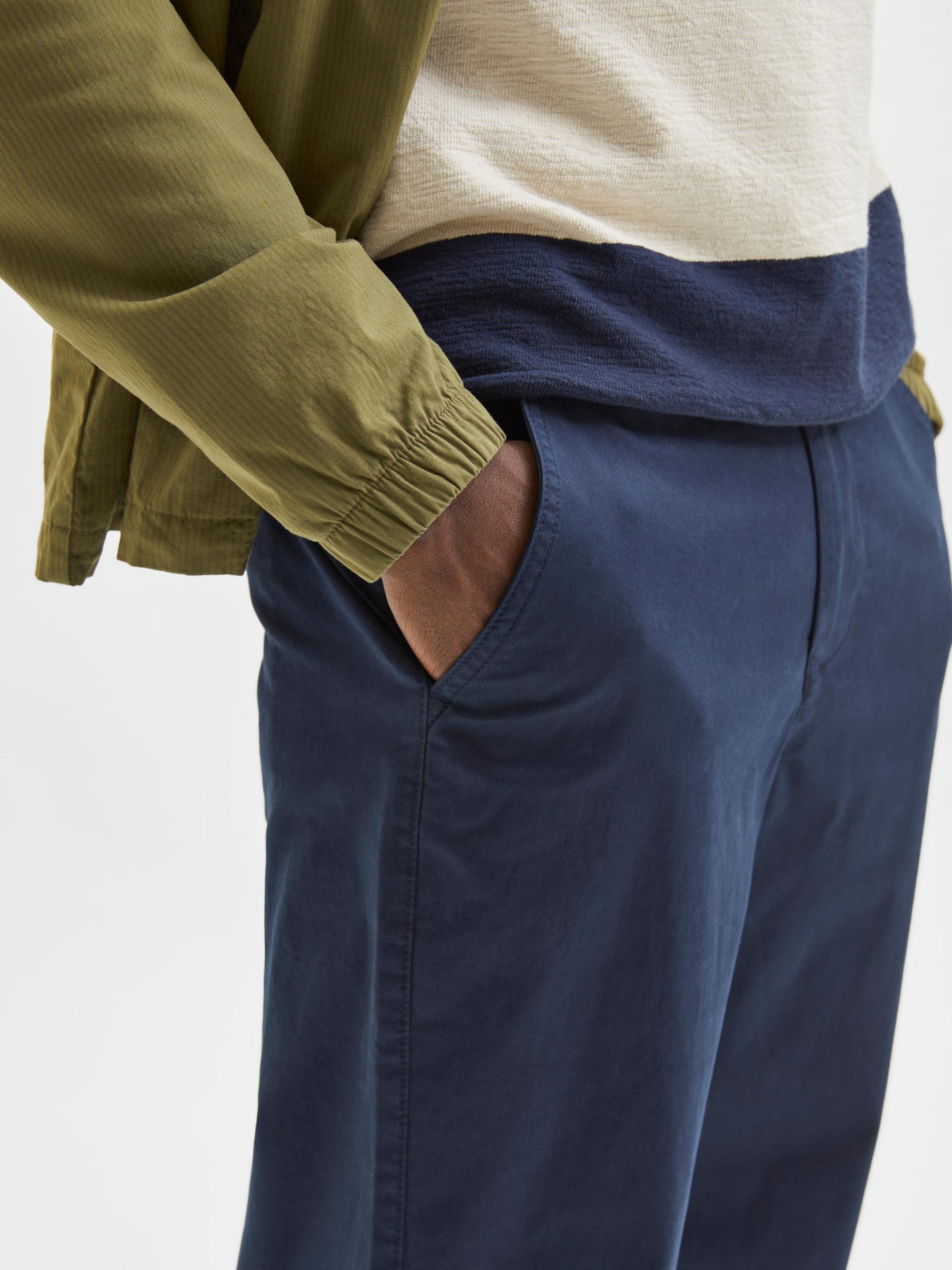 Pantalons Pantalon SELECTED HOMME en Bleu Marine 