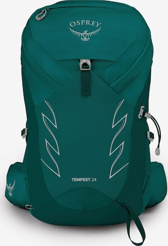 Osprey Backpack 'Tempest 24' in Green: front