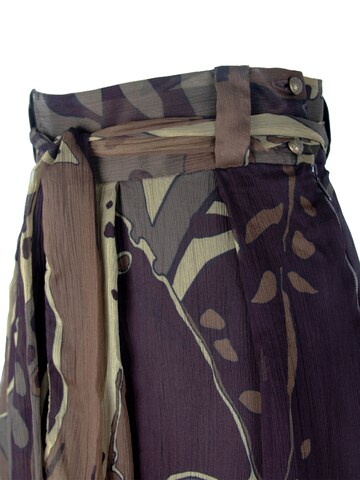 Rua & Rua Wide Leg Hose in Braun
