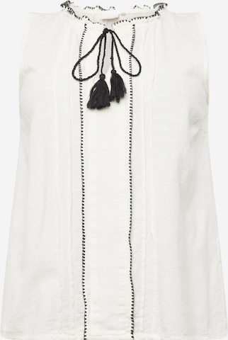 Camicia da donna 'NEPTUN' di ONLY Carmakoma in bianco: frontale