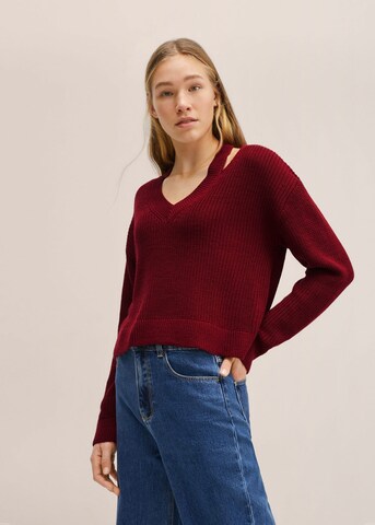 Pull-over 'Ketchup' MANGO TEEN en rouge : devant