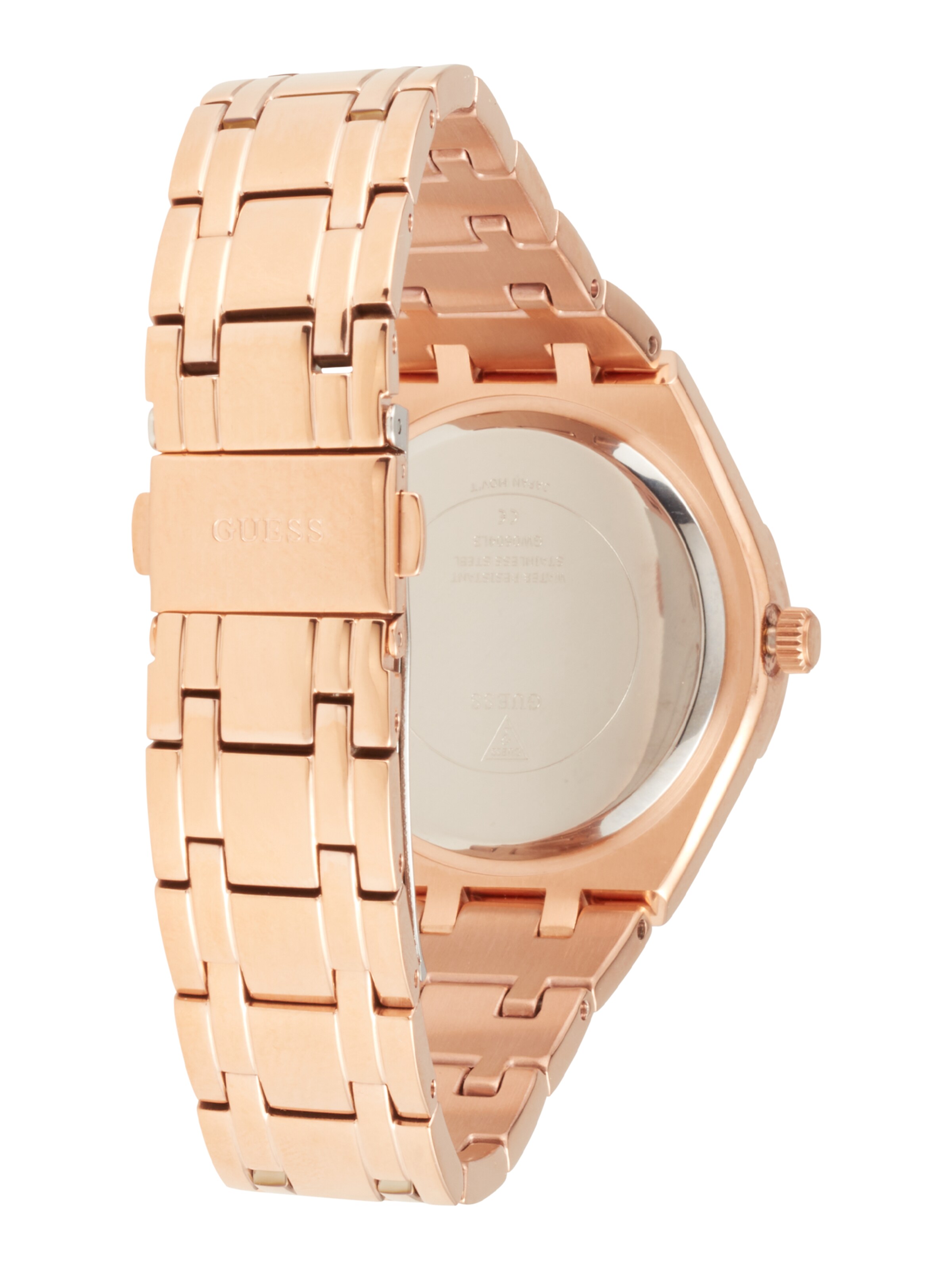 GUESS Analoguhr 'CRYS' in Gold