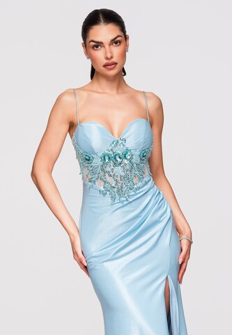Ombre Evening Dress in Blue