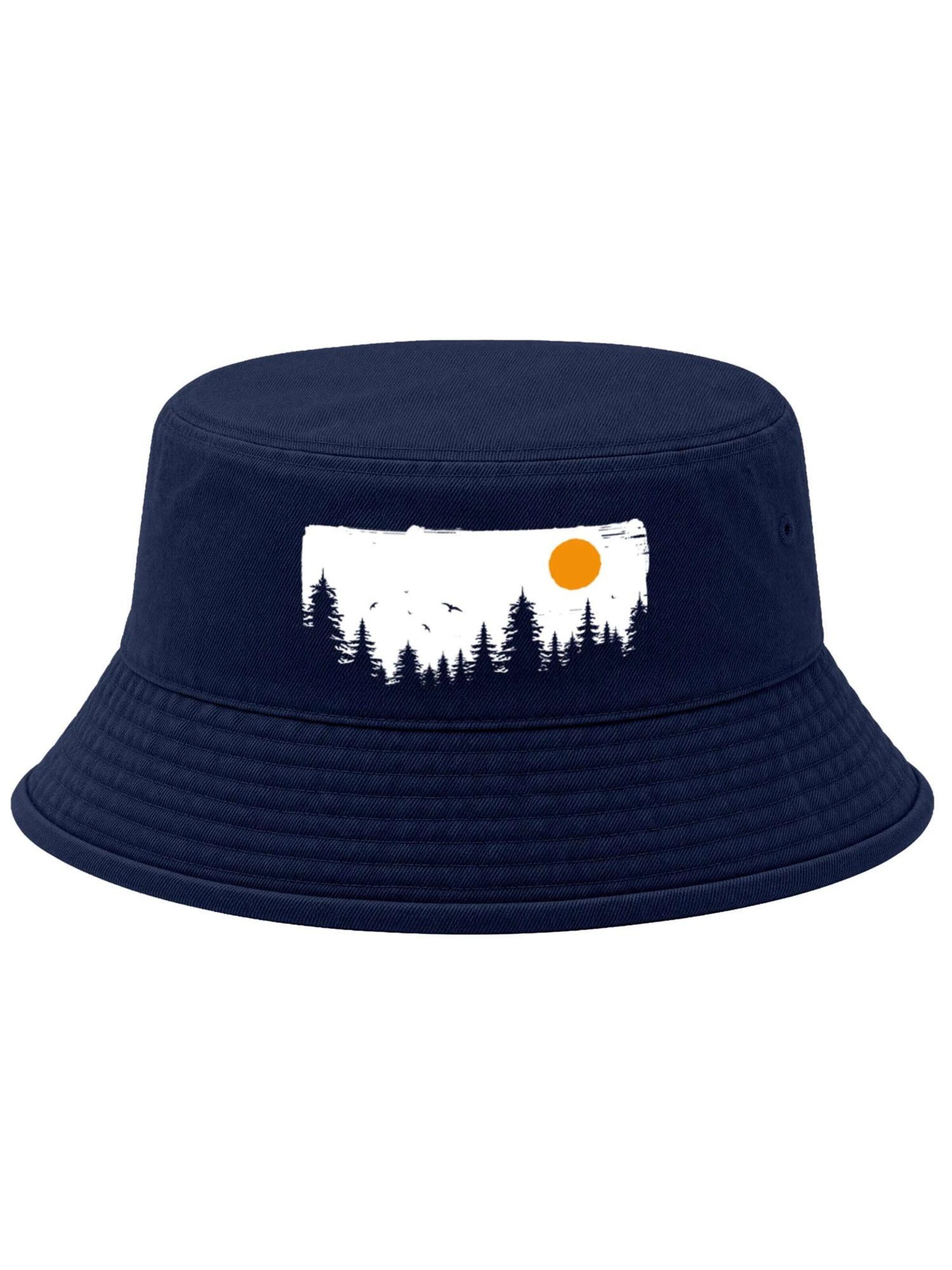 Neverless Hat 'Braumkette' in Blue: front