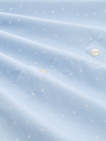 Coupe regular Chemise TOM TAILOR DENIM en bleu