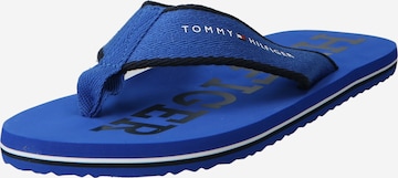 TOMMY HILFIGER T-bar sandals in Blue: front