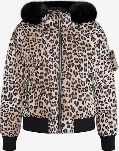 MYMO Winterjacke in beige / braun / schwarz, Produktansicht